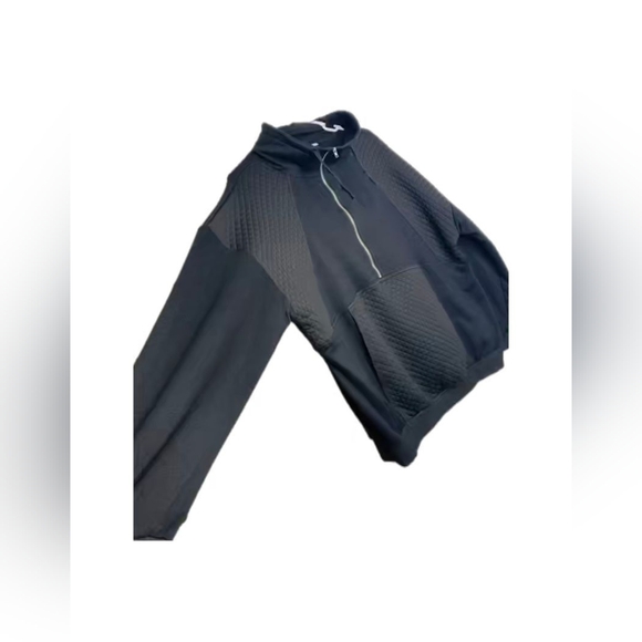 Women's Zip Up Solid Hoodie Pullover - Black - Picture 3 of 8